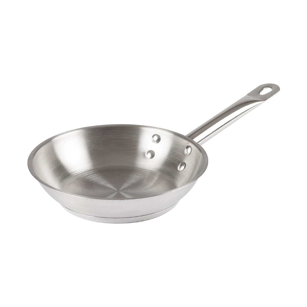 Winco - SSFP-14 - 14 in Stainless Steel Fry Pan