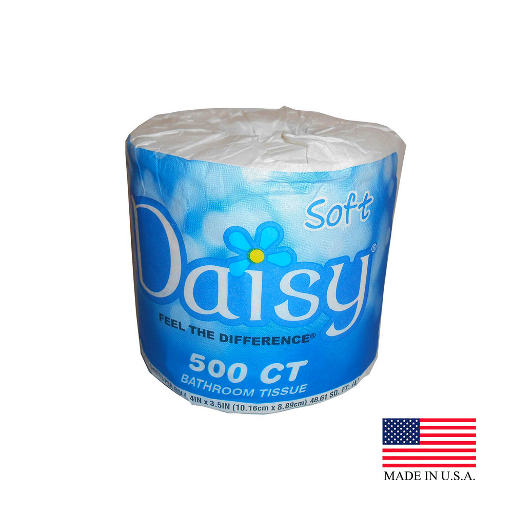 Daisy White 2Ply Toilet Paper, 500 Sheets 96/Case Win Depot