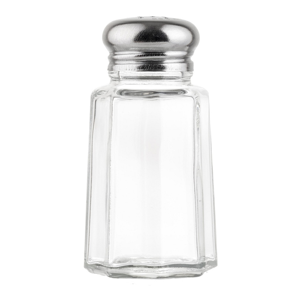 Salt and Pepper Shakers Glass Set (Clear)