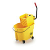 Rubbermaid FG758088YEL Mop Bucket with Wringer, 36 QT, Side Press, Yellow