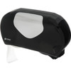 San Jamar R4070BKSS Summit Bath Tissue Dispenser, (2) 9" Jumbo Roll, Black