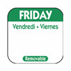 National Checking R105R Removable Labels, 1" x 1", Friday, Green, Roll National Checking R105R Removable Labels, 1" x 1", Friday, Green, Roll