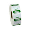 National Checking R105R Removable Labels, 1" x 1", Friday, Green, Roll National Checking R105R Removable Labels, 1" x 1", Friday, Green, Roll