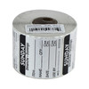 National Checking RIDU2207R Removable Labels, 2" x 2", Sunday, Black, Roll National Checking RIDU2207R Removable Labels, 2" x 2", Sunday, Black, Roll