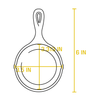 Lodge LMS3 Logic Miniature Skillet, 3-1/2" dia. Lodge LMS3 Logic Miniature Skillet, 3-1/2" dia.