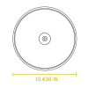 Lodge GL10 Tempered Glass Lid, 10-1/4" Dia. Lodge GL10 Tempered Glass Lid, 10-1/4" Dia.