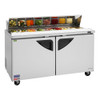 Turbo Air TST-48SD-N Sandwich/Salad Prep Table - 2 Doors Turbo Air TST-48SD-N Sandwich/Salad Prep Table - 2 Doors