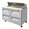 Turbo Air TST-48SD-D4-N Sandwich/Salad Prep Table - 4 Drawers Turbo Air TST-48SD-D4-N Sandwich/Salad Prep Table - 4 Drawers