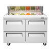 Turbo Air TST-48SD-D4-N Sandwich/Salad Prep Table - 4 Drawers Turbo Air TST-48SD-D4-N Sandwich/Salad Prep Table - 4 Drawers