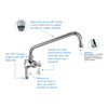Krowne 21-139L Add-On Faucet with 12" Spout Krowne 21-139L Add-On Faucet with 12" Spout