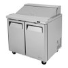 Turbo Air MST-36-N6 M3 Series 36" Sandwich/Salad Prep Table - 2 Solid Doors Turbo Air MST-36-N6 M3 Series 36" Sandwich/Salad Prep Table - 2 Solid Doors