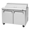 Turbo Air MST-48-N M3 Series 48" Sandwich/Salad Prep Table - 2 Solid Doors Turbo Air MST-48-N M3 Series 48" Sandwich/Salad Prep Table - 2 Solid Doors