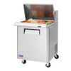 Turbo Air MST-28-12-N M3 Series 28" Mega Top Sandwich Salad Prep Table - 1 Solid Door