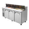 Turbo Air JST-72-N J Series Sandwich/Salad Prep Table, Side Mount, 3 Solid Doors Turbo Air JST-72-N J Series Sandwich/Salad Prep Table, Side Mount, 3 Solid Doors