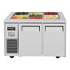 Turbo Air JBT-48-N J Series Buffet Display Table, Side Mount, 2 Solid Doors