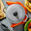 Imusa GAU-80502 Cast Aluminum Caldero & Solid Lid, 2 Qt. Imusa GAU-80502 Cast Aluminum Caldero & Solid Lid, 2 Qt.