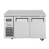 Turbo Air JUR-48S-N6 J Series 2 Solid Doors Undercounter Refrigerator, Side Mount - Narrow Turbo Air JUR-48S-N6 J Series 2 Solid Doors Undercounter Refrigerator, Side Mount - Narrow