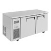 Turbo Air JUR-60S-N6 J Series 2 Solid Doors Undercounter Refrigerator, Side Mount - Narrow Turbo Air JUR-60S-N6 J Series 2 Solid Doors Undercounter Refrigerator, Side Mount - Narrow