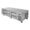 Turbo Air TCBE-82SDR-N Super Deluxe 82" Stainless Steel Chef Base Refrigerator - 4 Drawers Turbo Air TCBE-82SDR-N Super Deluxe 82" Stainless Steel Chef Base Refrigerator - 4 Drawers