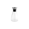GET GL-CRF-42 Silhouette Glass Decanter, 38 oz., 8-16/25", S/S Lid