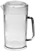 Cambro PC64CW135 64 Oz. Clear Polycarbonate Pitcher with Lid