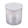 Cambro CCP27152 Clear Crock with Lid - 2.7 qt.