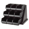 Cambro 9RS9110 Organizer Rack w/ 9 Bins, Polyethylene, Black Cambro 9RS9110 Organizer Rack w/ 9 Bins, Polyethylene, Black