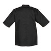 Chef Works BLSSBLKL Chambery Chef Coat, Black, Large, Short Sleeve Chef Works BLSSBLKL Chambery Chef Coat, Black, Large, Short Sleeve