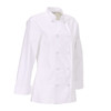 Chef Works BCW004-WHT-M Womens Basic Coat Poly-Cotton, White, Medium
