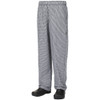 Chef Works NBCP-000-L Baggy Chef Pants: Small Check Poly/Cotton - L
