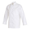 Chef Works PKWC-WHT-L Bordeaux Chef Coat Poly/Cotton (Cloth Knot) - L