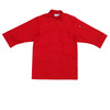 Chef Works JLCL-RED-S 3/4 Light Weight Chef Coat, Red - Small