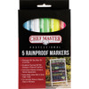 CHEFMASTER 90032 Rainproof Markers - 5/Pack