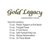 Beistle Gold Legacy New Year Assortment for 25