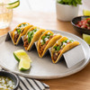 American Metalcraft MTSH5 Mini Taco Holder, 4"L x 13"W x 2"H, 4-5 Compartments