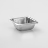 American Metalcraft SSC15 1.5 Oz. Square Stainless Steel Sauce Dish, 2-3/8" x 1"