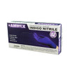 AMMEX AINPF44100 Blue Nitrile Gloves, Powder Free, Medium, 100/Box