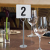 Winco TBN-25 Table Numbers, 1-25, 4" x 3-3/4"