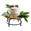 Tablecraft 10086 Rotating Cake Stand with Adjustable Height, 13" x 6"