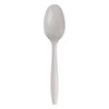 Dixie TMP23C Medium Weight Wrapped Teaspoon, White - 1000/Case