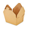 Kraft Folded Takeout Box, 4" x 3.5" x 2.5" (450/case)