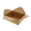 Kraft Folded Takeout Box, 7" x 5" x 3.5" (160/case)