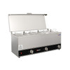 Omcan FW-CN0253 Triple Sauce Pot Warmer, 120V, 600W Omcan FW-CN0253 Triple Sauce Pot Warmer, 120V, 600W