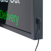 Winco LED-20 All-In-One "Open" LED Sign, 6 Messages, 19"Wx24"H Winco LED-20 All-In-One "Open" LED Sign, 6 Messages, 19"Wx24"H