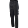 Winco UNF-11KXS Universal Chef Pants, Drawstring, Black, X-Small