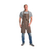 Mercer Culinary M63203BRN Zephyr Bib Apron, 30" x 34", Brown Denim
