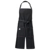 Mercer Culinary M63203BKD Zephyr Bib Apron, 30" x 34", Black Denim