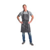 Barfly M63206DEN Scout Bib Apron, 29-3/4" x 34", Charcoal Gray Blend