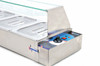 Omcan FW-CN-1170 Countertop Bain Marie with 4 Half-Size Pans, 47"W x 13.6"D x 12.5"