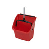 Winco DP-14R Jumbo Lobby Dust Pan, 13-5/8" x 14" x 8-7/8"D, Red
